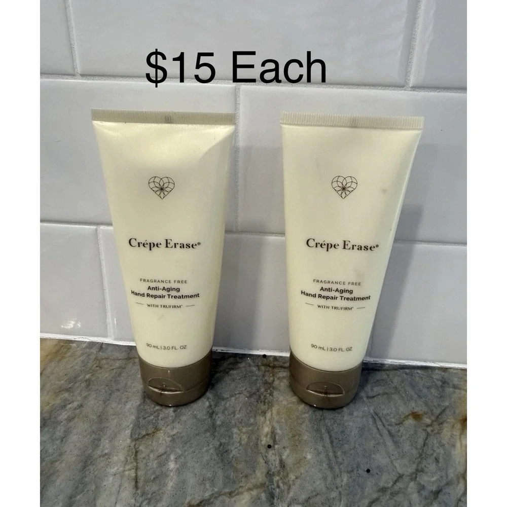 Crepe Erase Anti-Aging Hand Repair Treatment TruFirm Moisturizer 3 oz 90 mL New